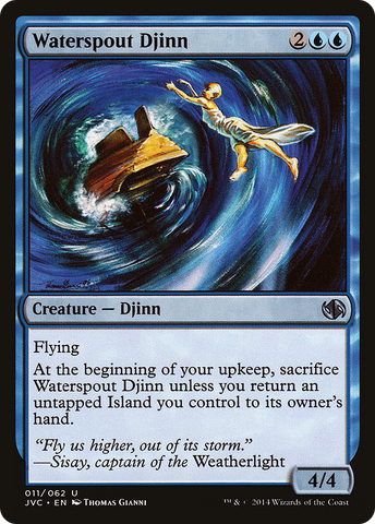 {C} Waterspout Djinn [Duel Decks Anthology][JVC 011]