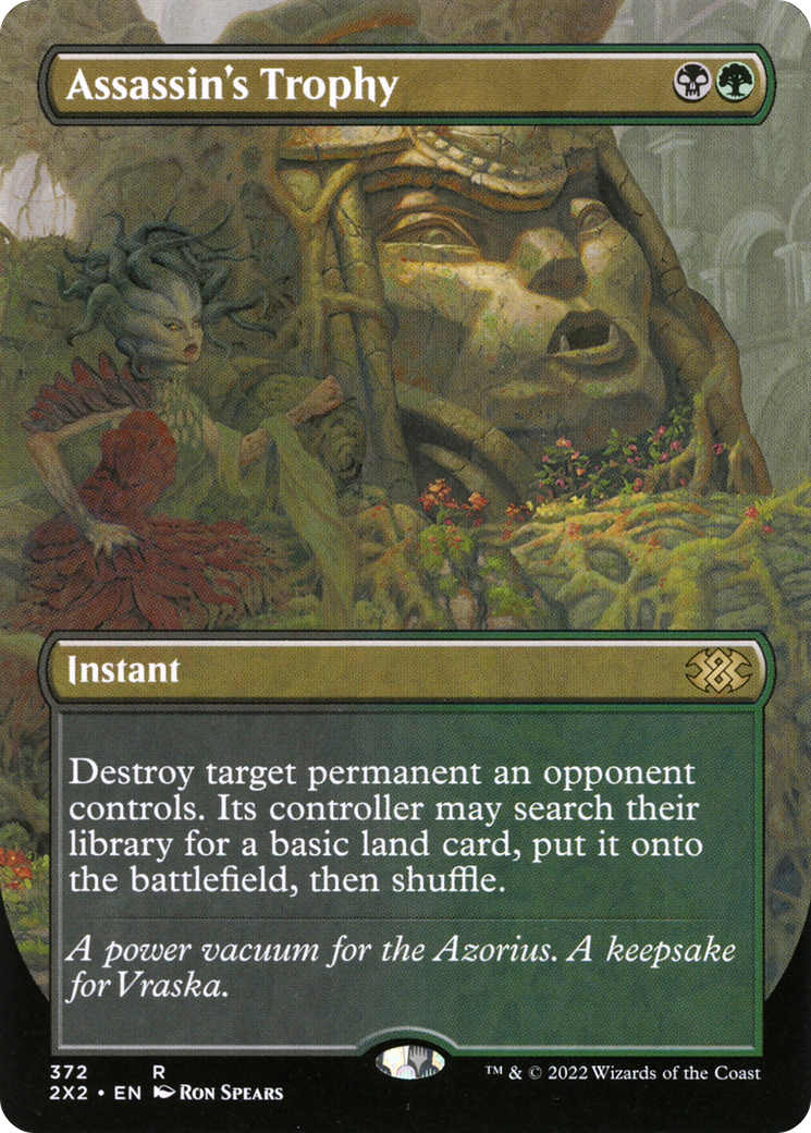 {R} Assassin's Trophy (Borderless Alternate Art) [Double Masters 2022][2X2 372]