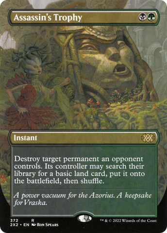 {R} Assassin's Trophy (Borderless Alternate Art) [Double Masters 2022][2X2 372]