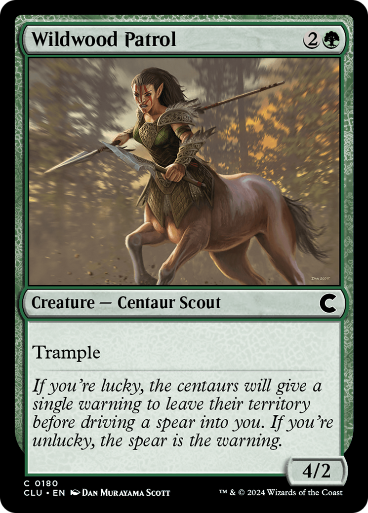 {C} Wildwood Patrol [Ravnica: Clue Edition][CLU 180]