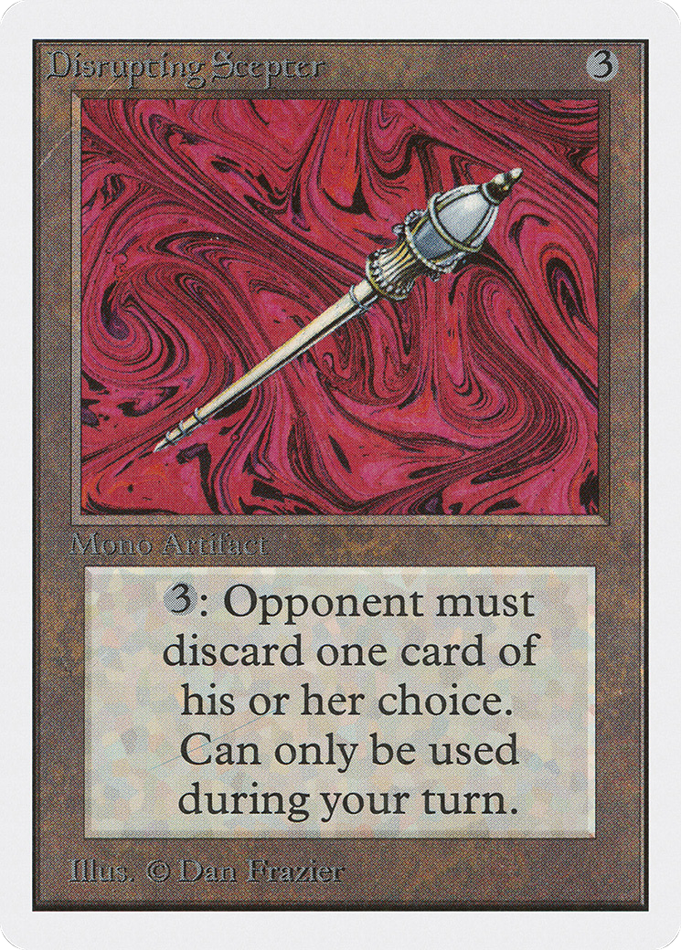 {R} Disrupting Scepter [Unlimited Edition][2ED 243] - Misty Mountain Games