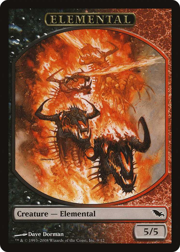 {T} Elemental Token (9/12) [Shadowmoor Tokens][TSHM 009]
