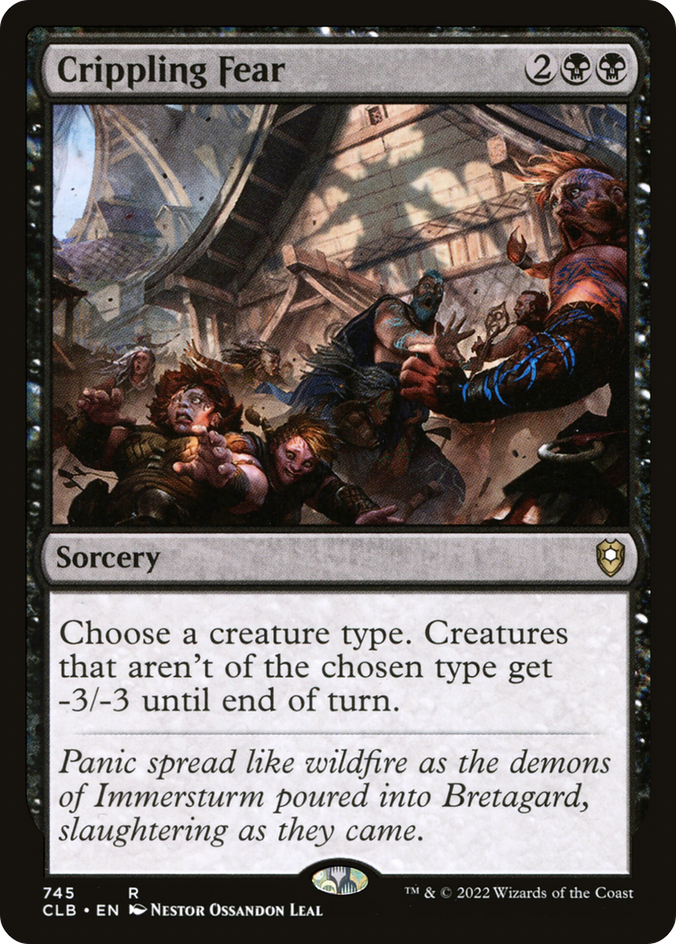 {R} Crippling Fear [Commander Legends: Battle for Baldur's Gate][CLB 745]