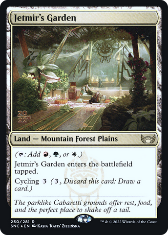 {R} Jetmir's Garden [Streets of New Capenna Prerelease Promos][PR SNC 250]