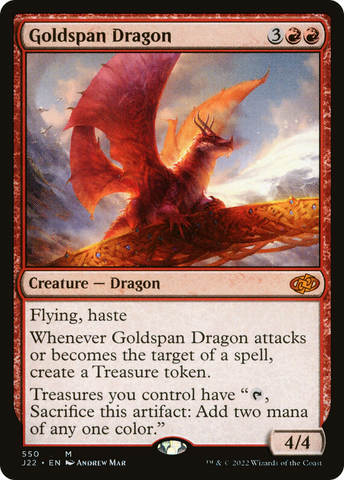 {R} Goldspan Dragon [Jumpstart 2022][J22 550]