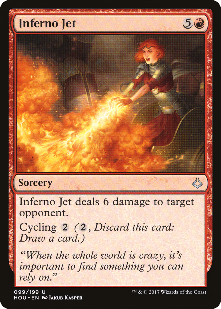 {C} Inferno Jet [Hour of Devastation][HOU 099]
