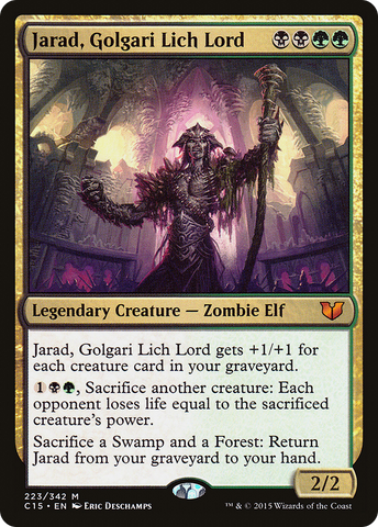 {R} Jarad, Golgari Lich Lord [Commander 2015][C15 223]