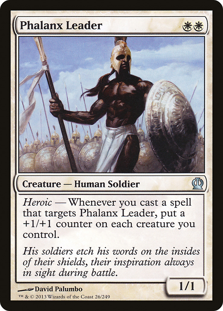 {C} Phalanx Leader [Theros][THS 026] - Misty Mountain Games