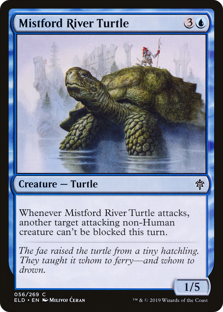 {C} Mistford River Turtle [Throne of Eldraine][ELD 056]