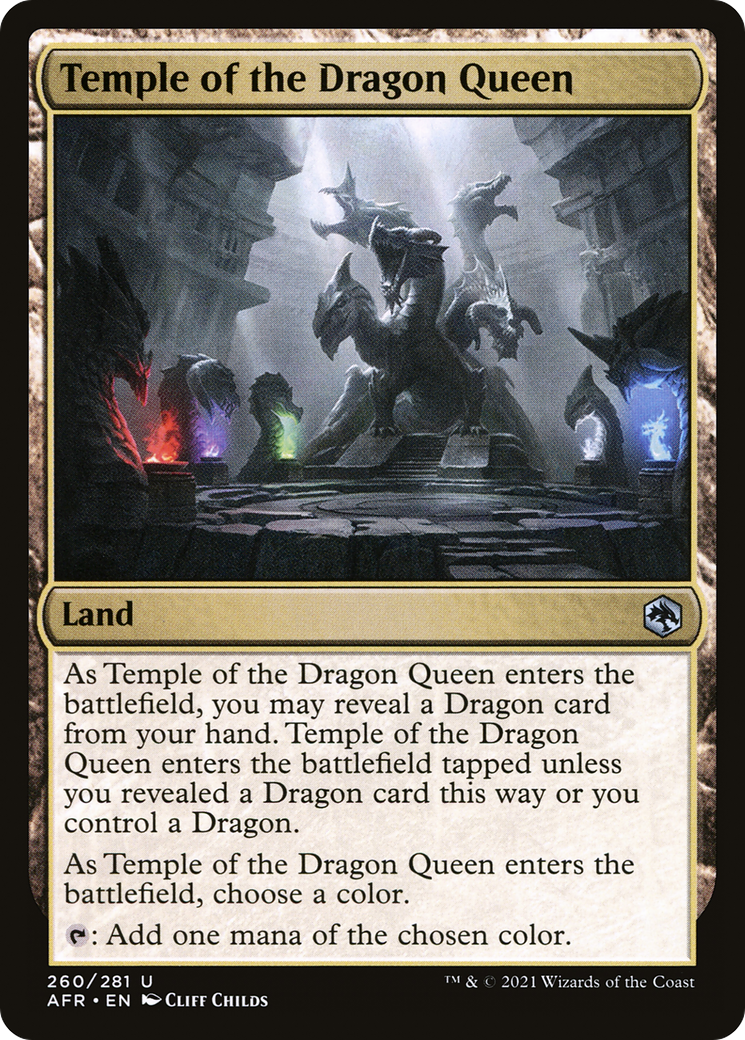{C} Temple of the Dragon Queen [Dungeons & Dragons: Adventures in the Forgotten Realms][AFR 260]