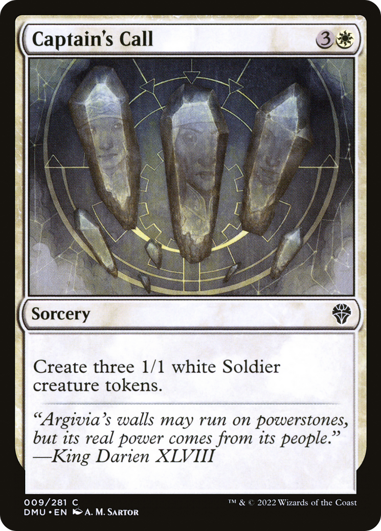 {C} Captain's Call [Dominaria United][DMU 009]