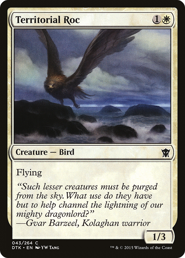 {C} Territorial Roc [Dragons of Tarkir][DTK 043] - Misty Mountain Games