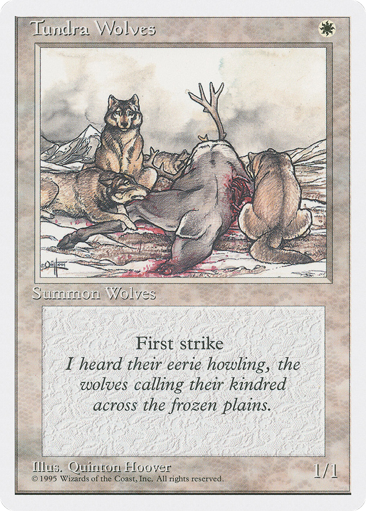 {C} Tundra Wolves [Fourth Edition][4ED 053]