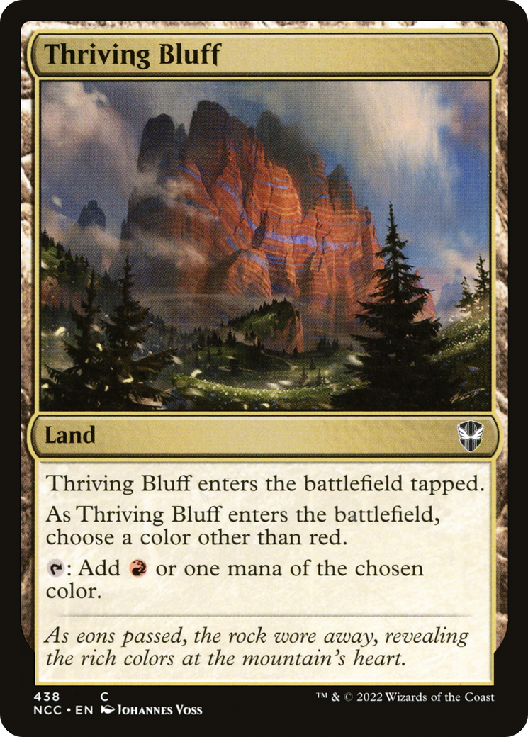 {C} Thriving Bluff [Streets of New Capenna Commander][NCC 438]