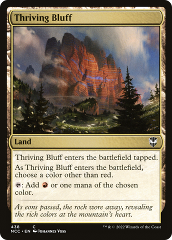 {C} Thriving Bluff [Streets of New Capenna Commander][NCC 438]