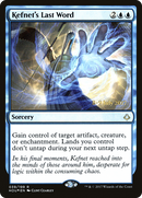 {R} Kefnet's Last Word [Hour of Devastation Prerelease Promos][PR HOU 039]