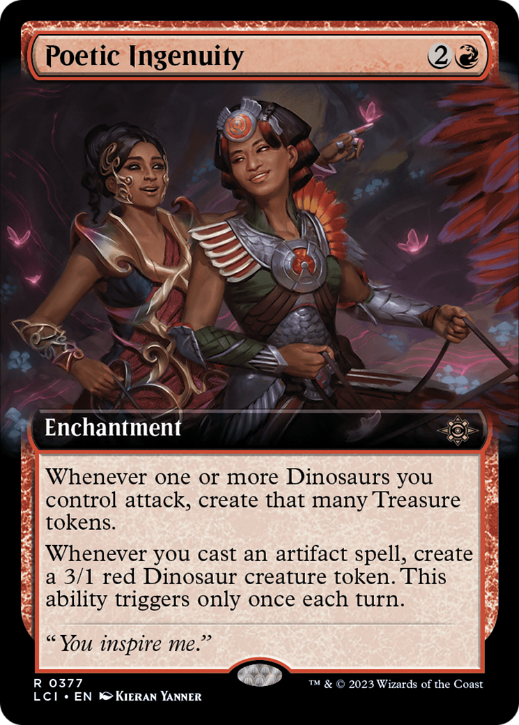 {@R} Poetic Ingenuity (Extended Art) [The Lost Caverns of Ixalan][LCI 377]