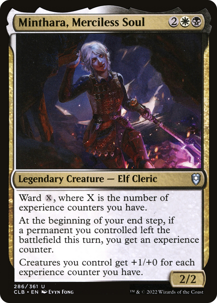 {C} Minthara, Merciless Soul [Commander Legends: Battle for Baldur's Gate][CLB 286]