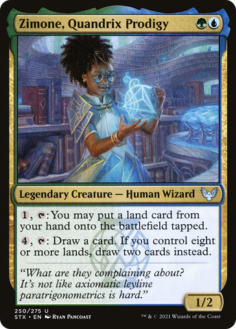 {C} Zimone, Quandrix Prodigy [Strixhaven: School of Mages][STX 250]