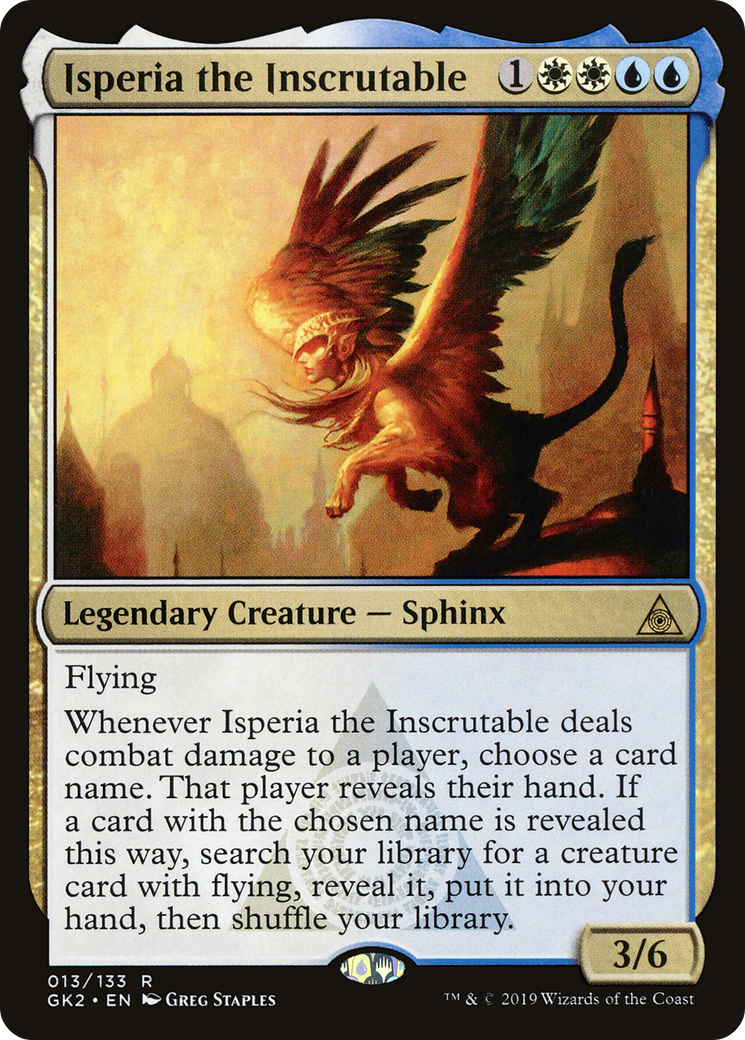{R} Isperia the Inscrutable [Ravnica Allegiance Guild Kit][GK2 013]