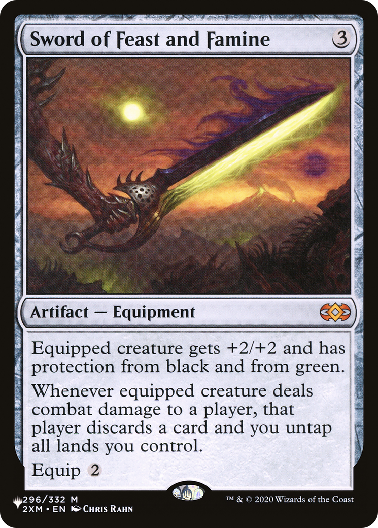 Sword of Feast and Famine [LIST 296/332]
