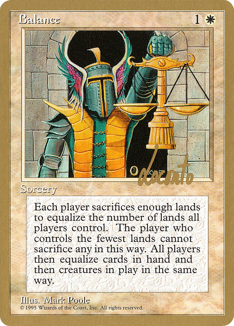 {R} Balance (Michael Loconto) [Pro Tour Collector Set][GB PTC ML6]
