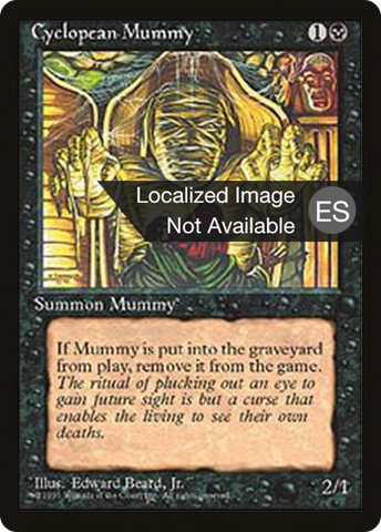 {F} Cyclopean Mummy [Fourth Edition (Foreign Black Border)][FBB 4ED 128]