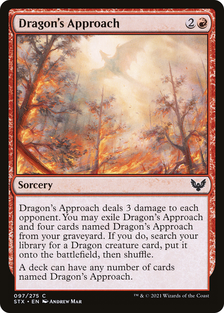 {C} Dragon's Approach [Strixhaven: School of Mages][STX 097]