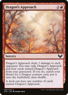 {C} Dragon's Approach [Strixhaven: School of Mages][STX 097]