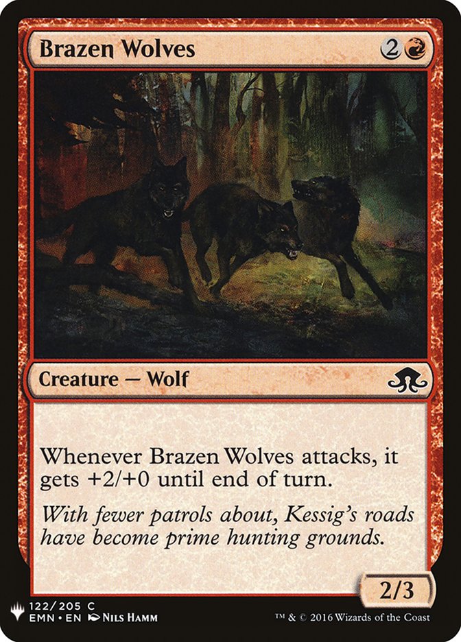 {C} Brazen Wolves [Mystery Booster][MB1 EMN 122]