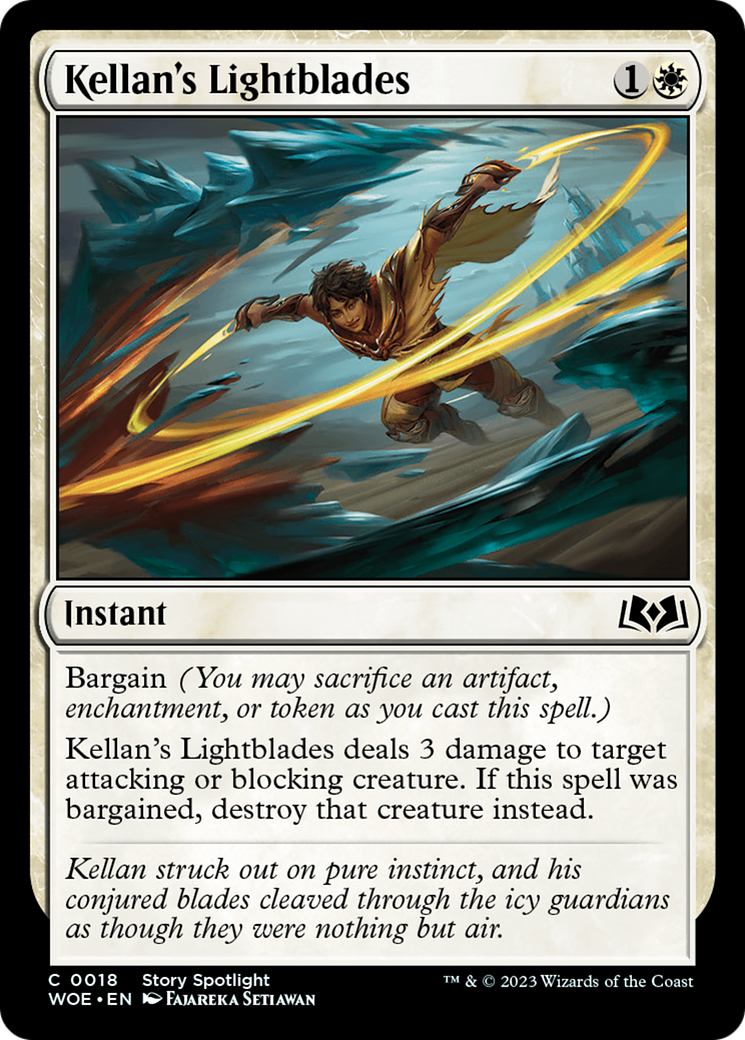 {@C} Kellan's Lightblades [Wilds of Eldraine][WOE 018]