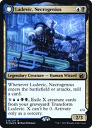 {R} Ludevic, Necrogenius // Olag, Ludevic's Hubris [Innistrad: Midnight Hunt Prerelease Promos][PR MID 233]