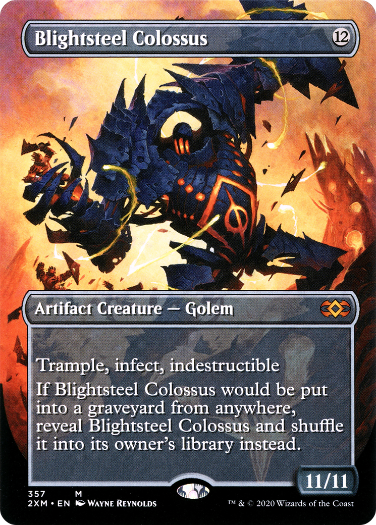 {R} Blightsteel Colossus (Toppers) [Double Masters][2XM 357]