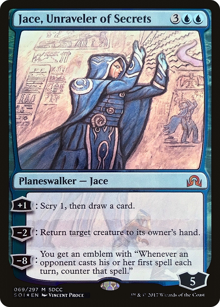 {R} Jace, Unraveler of Secrets [San Diego Comic-Con 2017][PA SD17 069] - Misty Mountain Games