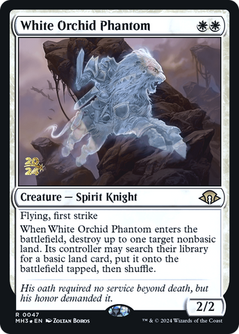 {R} White Orchid Phantom [Modern Horizons 3 Prerelese Promos][PR PMH3 047]