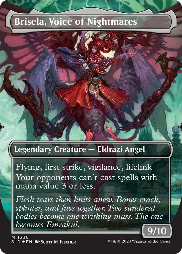 Brisela, Voice of Nightmares [SLD-1336B]  (Borderless) Foil