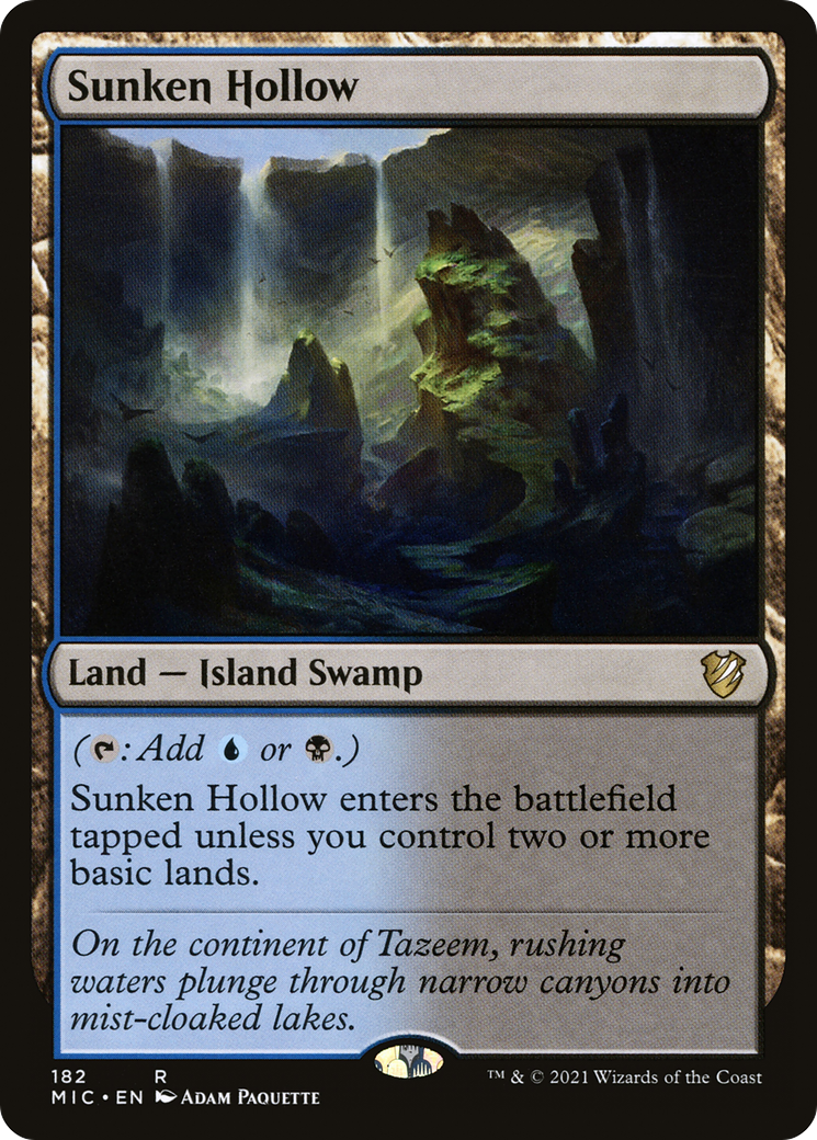 {R} Sunken Hollow [Innistrad: Midnight Hunt Commander][MIC 182]