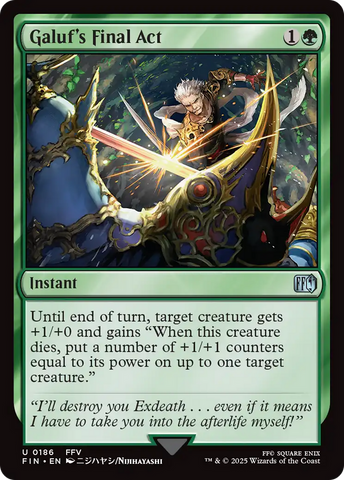 {@C} Galuf's Final Act [FINAL FANTASY][FIN 186]