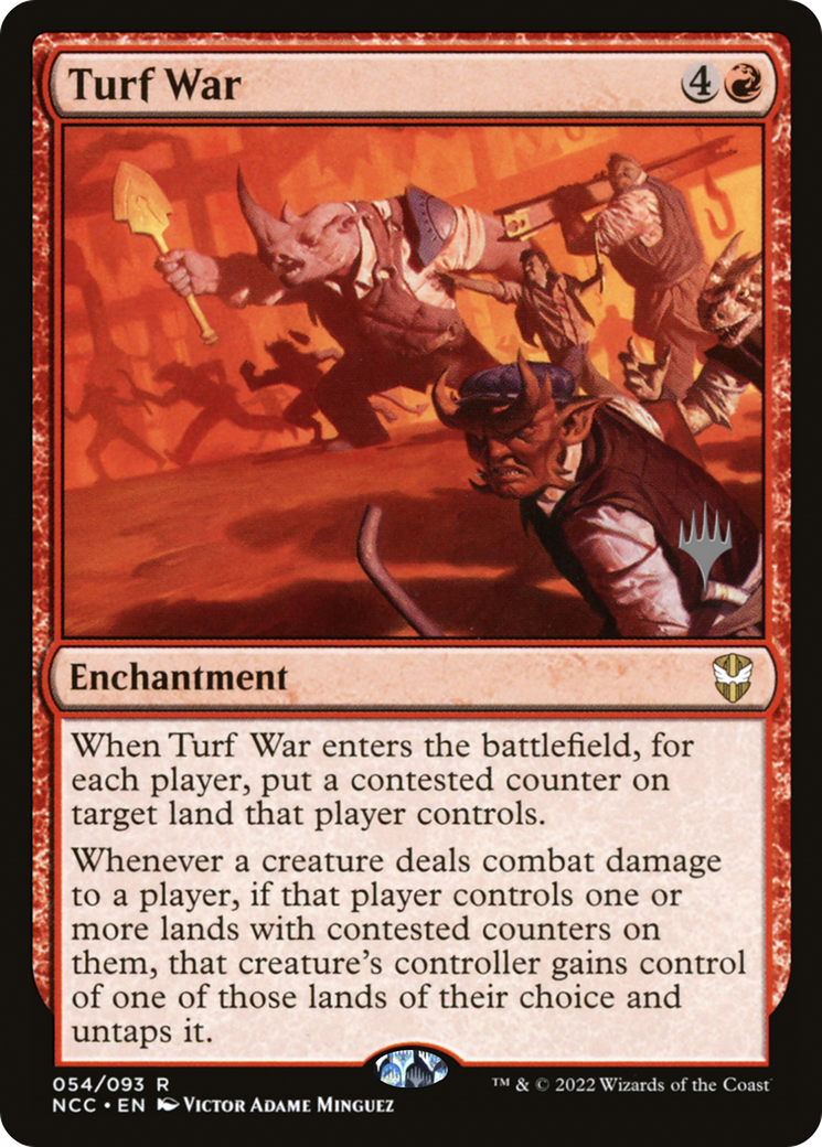{R} Turf War (Promo Pack) [Streets of New Capenna Commander Promos][PP NCC 054]