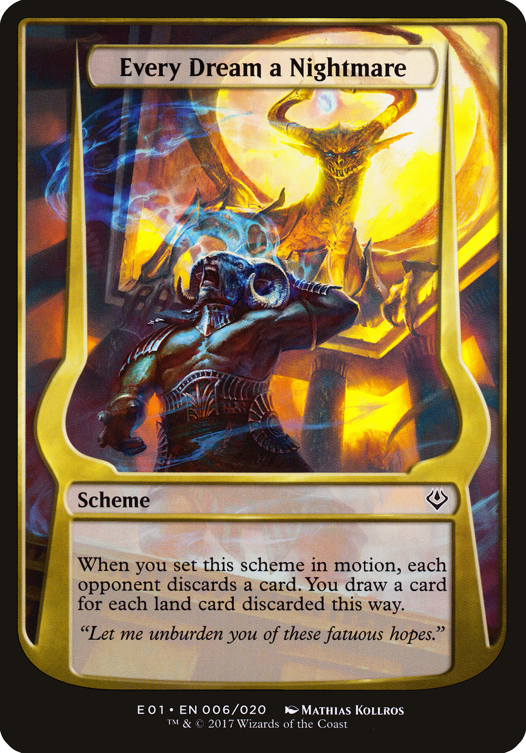 {O} Every Dream a Nightmare (Schemes) [Archenemy: Nicol Bolas Schemes][OVR E01 006] - Misty Mountain Games