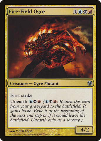 {C} Fire-Field Ogre [Duel Decks: Ajani vs. Nicol Bolas][DDH 053]