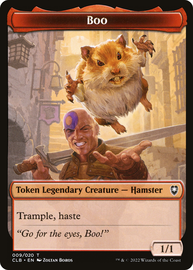 {T} Boo Token [Commander Legends: Battle for Baldur's Gate Tokens][TCLB 009]