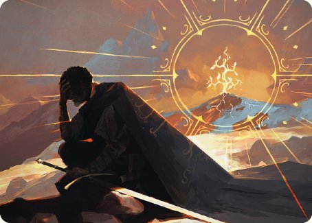 {A} Aragorn, the Uniter Art Card [The Lord of the Rings: Tales of Middle-earth Art Series][ALTR 046]