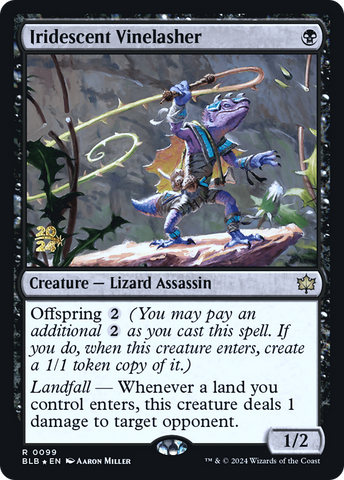 {@R} Iridescent Vinelasher [Bloomburrow Prerelease Promos][PR BLB 099]