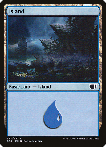 {B}[C14 322] Island (322) [Commander 2014]