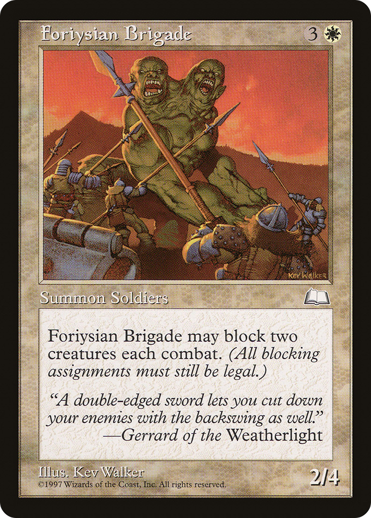 {C} Foriysian Brigade [Weatherlight][WTH 014]