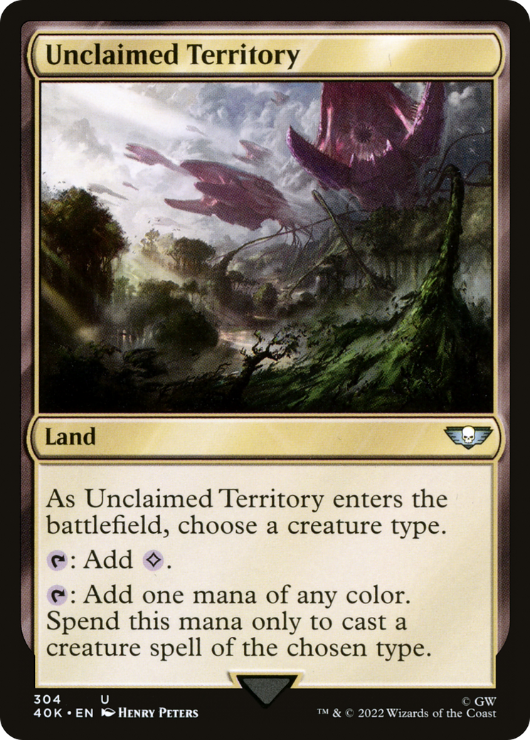 {C} Unclaimed Territory [Universes Beyond: Warhammer 40,000][40K 304]