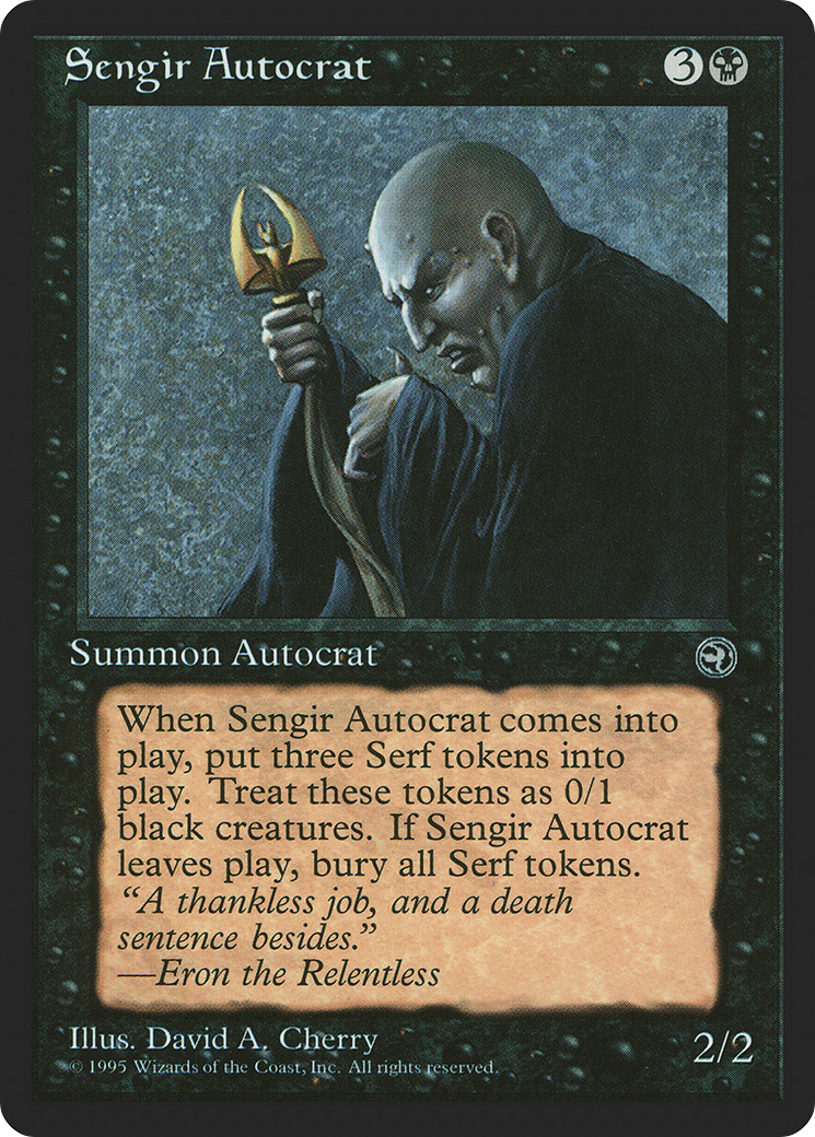 {R} Sengir Autocrat [Homelands][HML 056] - Misty Mountain Games