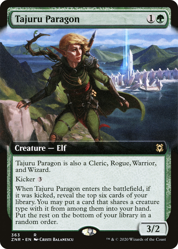 {R} Tajuru Paragon (Extended Art) [Zendikar Rising][ZNR 363]