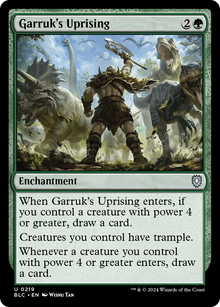 {C} Garruk's Uprising [Bloomburrow Commander][BLC 219]